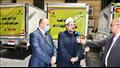 وزير الأوقاف ومحافظ القاهرة يوزعان لحوم صكوك الأضاحي 