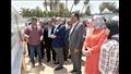 محمد هاني غنيم محافظ بني سويف يتفقد سير الأعمال بمحور الفشن الحر