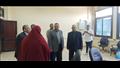 نائب رئيس جامعة بنها يتفقد إجراءات الفحص الطبي  