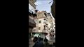 انهيار جزئي لعقار قديم بمنطقة القباري في الإسكندرية 