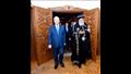 رئيس النواب يزور الكاتدرائية لتهنئة البابا تواضروس بعيد الميلاد المجيد