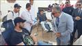 الذكتور أشرف حنيجل يتفقد حملة التبرع 