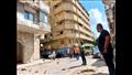 انهيار شرفة عقار في الإسكندرية
