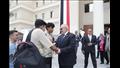 رئيس جامعة القاهرة يتفقد الدراسة بالفرع الدولي