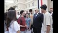 رئيس جامعة القاهرة يتفقد الدراسة بالفرع الدولي