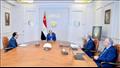 الرئيس يلتقي رئيس الوزراء ووزيري الزراعة والري