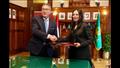 رئيسة القومي للمرأة توقع بروتوكول تعاون مع رئيس مجلس إدارة بنك مصر