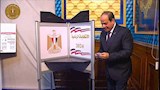 السيسي يدلي بصوته في الانتخابات الرئاسية