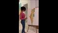 نسرين طافش ترسم أرض فلسطين