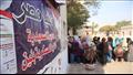 زحام شديد من الناخبين بمدرسة السعيدية بالجيزة