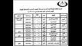 جداول امتحانات الفصل الدراسي الأول لجميع المراحل ببني سويف