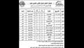 جدول الصف الثاني الثانوي