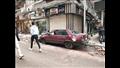 تحطم سيارة في انهيار جزئي بعقار 