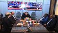 الكاتب الصحفي أحمد الطاهري خلال استقبال وفد إعلامي سوداني