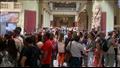 زوار المتحف المصري بالتحرير أيام العيد 