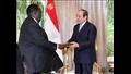 استقبل الرئيس عبد الفتاح السيسي رئيس جنوب السودان للشؤون الأمنية