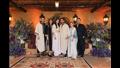 ماريتا ووالدها واسرتها والعريس