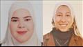 الطالبتين مريم محمود حسن وأية حمدي عيد