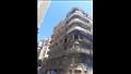 سقوط سور عقار بالإسكندرية