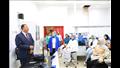 رئيس جامعة المنصورة الجديدة يتفقد انطلاق الدراسة في كلية الطب
