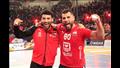 احتفال منتخب مصر لكرة اليد بالفوز على تونس (5)