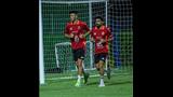 لقطات من مران الأهلي استعدادا لمواجهة الزمالك 
