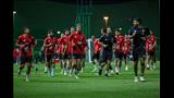 لقطات من مران الأهلي استعدادا لمواجهة الزمالك 