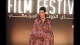 الفنانة جيهان خليل في رابع أيام مهرجان الجونة السينمائي 