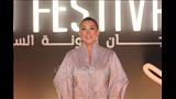 الفنانة كندة علوش  في رابع أيام مهرجان الجونة السينمائي 