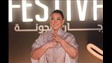 الفنانة كندة علوش  في رابع أيام مهرجان الجونة السينمائي 