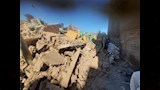انهيار منزل غير مأهول بالسكان (4)