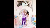 نيمار وزوجته من عيد ميلاد ابنته (2)