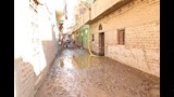 كسر في خط طرد صرف صحي بمنفلوط 