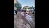 انفجار خط صرف يسفر عن انهيار منزل في أسيوط