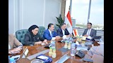 الدكتور شريف فاروق خلال الاجتماع مع الهيئة البرلمانية لحزب الشعب الجمهوري