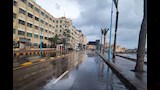 نوة المكنسة تضرب الإسكندرية بأمطار غزيرة