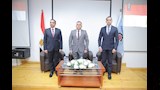 رئيس جامعة السويس ومدير مكتب الرقابة بالسويس 