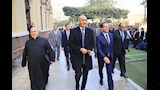 وزير التربية والتعليم والسفير الفرنسي يتفقدان مدرسة العائلة المقدسة (2)