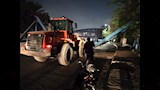سقوط حاجز كوبري إمبابة المعدني