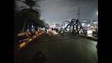 سقوط حاجز كوبري إمبابة المعدني