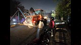 سقوط حاجز كوبري إمبابة المعدني