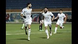 عبدالرحمن البانوبي يحتفل بهدفه مع زد بمرمى فاركو