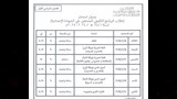 جداول امتحانات الفصل الدراسي الأول بالمعاهد الأزهرية (9)