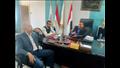 لقاء رئيس المدينة ومدير  منطقة تعمير جنوب سينا