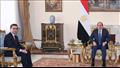 الرئيس السيسي يستقبل وزير خارجية فرنسا