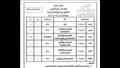 جداول امتحانات نهاية العام (9)