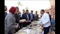 بالصور- وزير التنمية المحلية ومحافظ الفيوم يتفقدان معرض "أيادي مصر" للحرف اليدوية