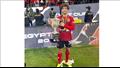 محمد هاني يحتفل بكأس مصر