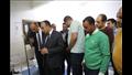  نائب محافظ المنيا يتفقد حالة مصابي انفجار أسطوانة بوتاجاز بحفل خطوبة بالمنيا