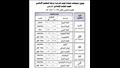 جدول امتحانات الفصل الدراسي الثاني في كفر الشيخ